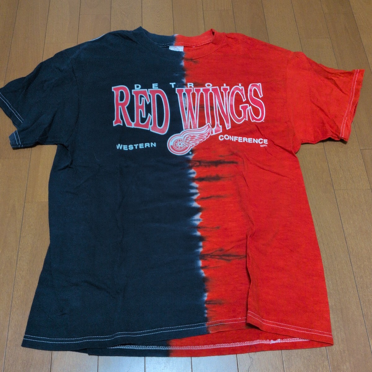 売り切り DELTA 古着 Lサイズ RED WINGS ヴィンテージ アメカジ デトロイト NHL 2色拍卖