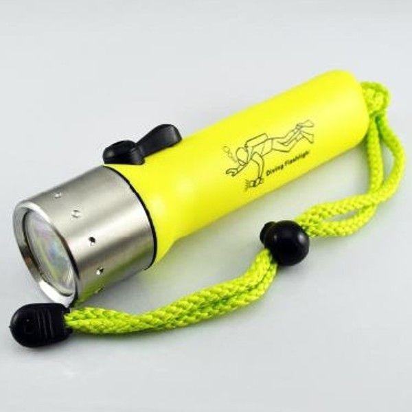 潜水50M可能★CREEQ5搭載 スキューバ 蛍光LEDライト拍卖