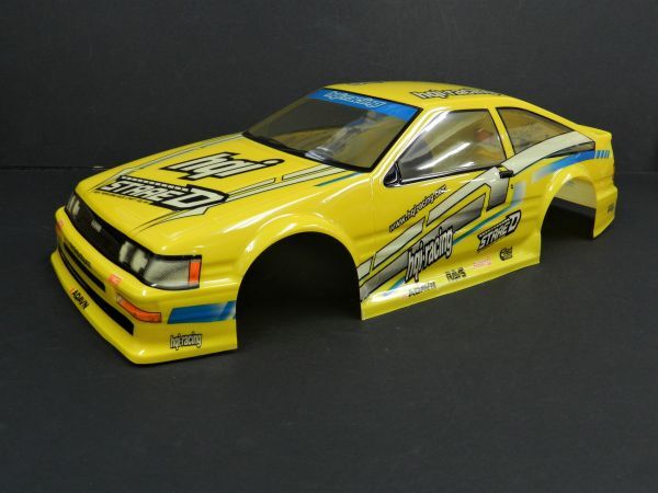 【激安・塗装済み】1/10 ドリフトラジコンカー用 スペアボディートヨタ 86レビン 黄拍卖