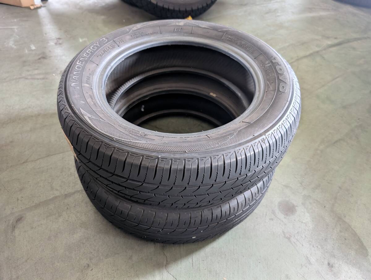 トーヨータイヤ TOYOTIRES NANOENERGY3 155/65R13 73S ノーマル 中古タイヤ 2本 052725拍卖