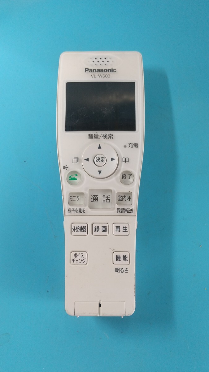K3928 Panasonic VL-W603 ワイヤレスモニター 子機 ドアホン/パナソニック 動作未確認 現状品 JUNK 送料無料拍卖