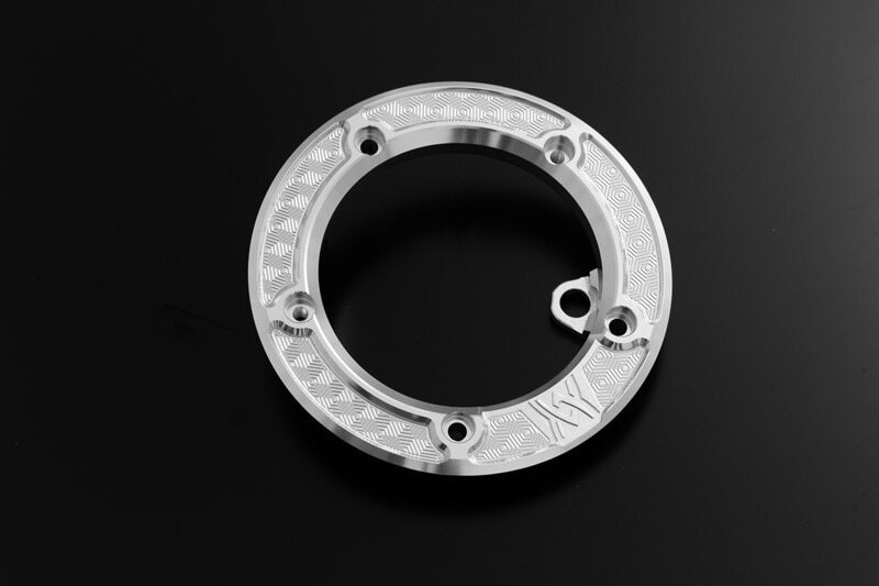 N189-1262 ビレット・ハニカム タンクキャップリング シャイニングシルバーZ900RS/CAFE拍卖