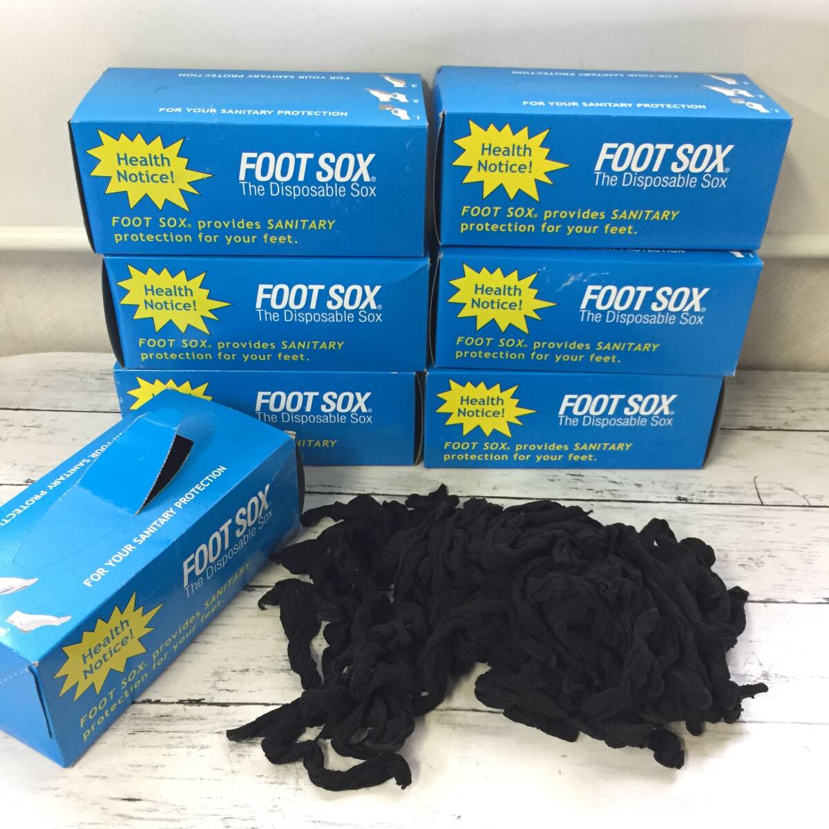 フットソックス 使い捨てソックス 足を衛生的に foot sox 米国 アメリカ 靴屋 スキンケア 什器 Z5068拍卖