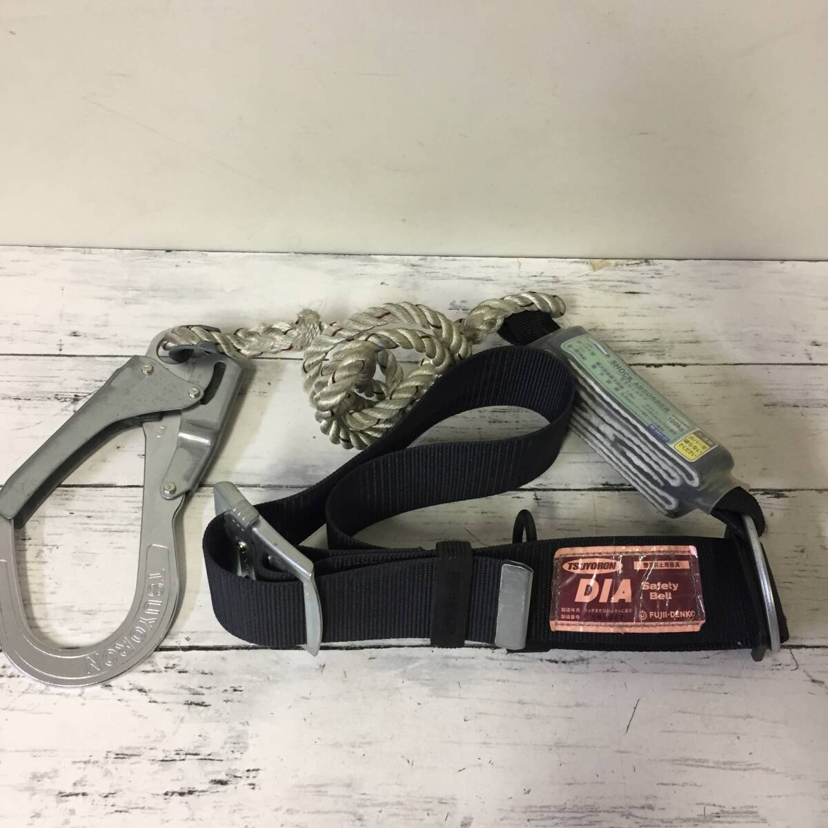 藤井電工 TSUYORON ツヨロン 胴ベルト型安全帯 ロープ 墜落制止用器具 セーフティーベルト拍卖