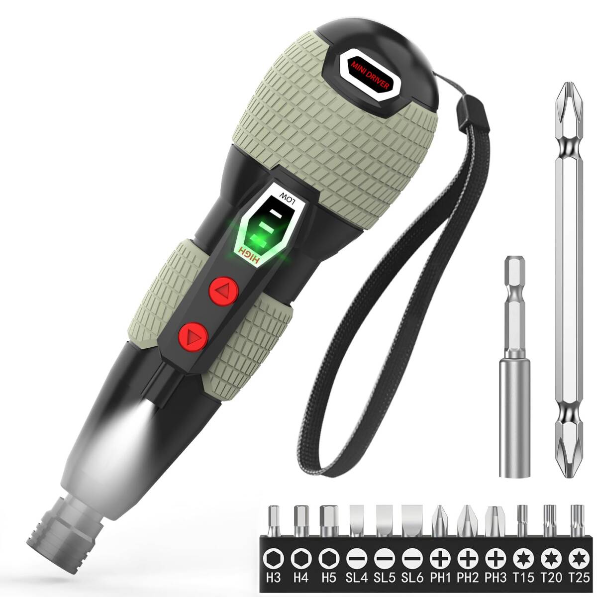 【在庫処分】正逆転切り替え 軽量 大容量 USB充電式 初心者向け 強力 小型 DIY専用 電動ドライバー MinistoreDi拍卖