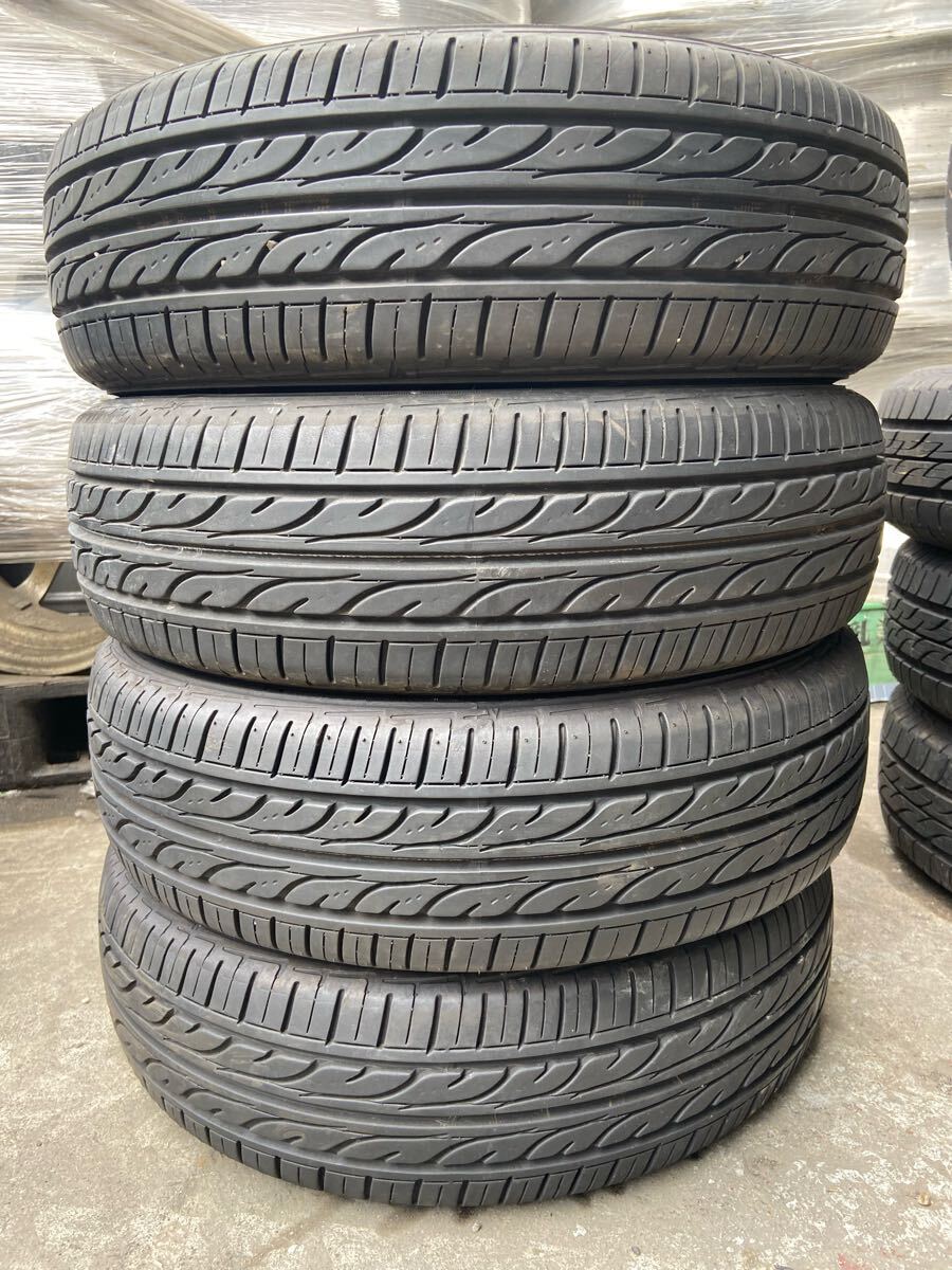 【0905】13インチ★オンロード DUNLOP EC202 DIGI-TIRE 155/65R13 73S 2021年製 8分山 夏用 中古タイヤ 4本セット拍卖