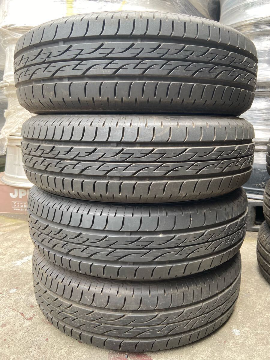 【0907】13インチ★オンロード BRIDGESTONE NEXTRY 155/65R13 73S 2021年製 8分山 夏用 中古タイヤ 4本セット拍卖