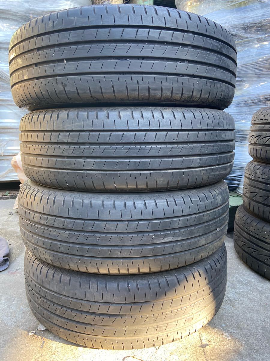 【0971】16インチ★オンロード BRIDGESTONE TURANZA 205/65R16 95H 2020年製 8~9分山 夏用 中古タイヤ 4本拍卖