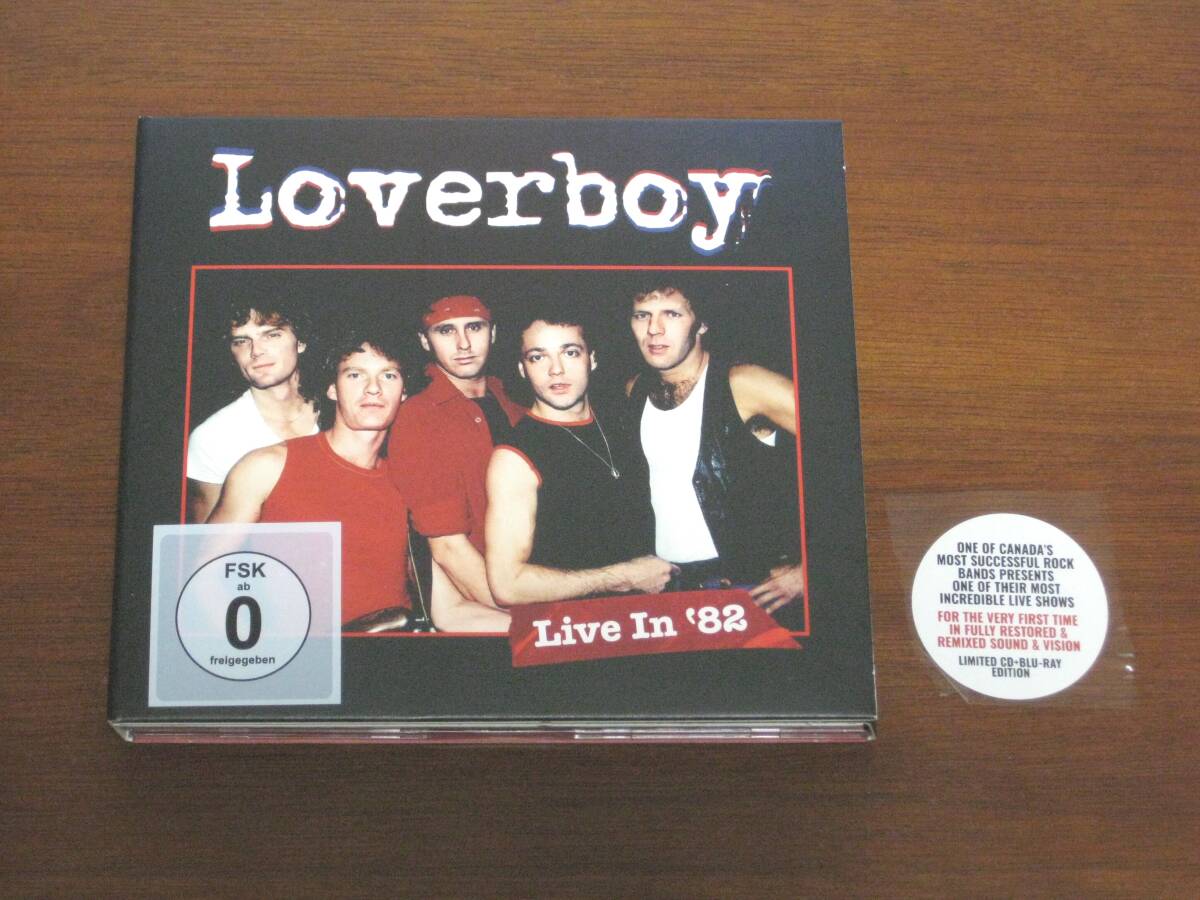 ☆ LOVERBOY ラヴァーボーイ/ LIVE IN '82 2024年発売 Ear M社 CD + リストア&リミックス Blu-ray 輸入盤拍卖