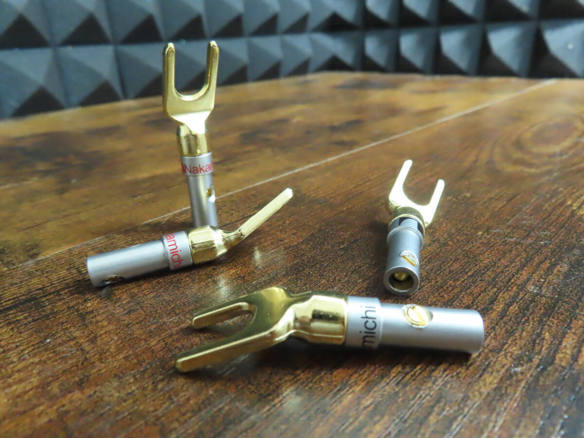 Nakamichi ナカミチ 大型Y型プラグ 4本 No.355拍卖