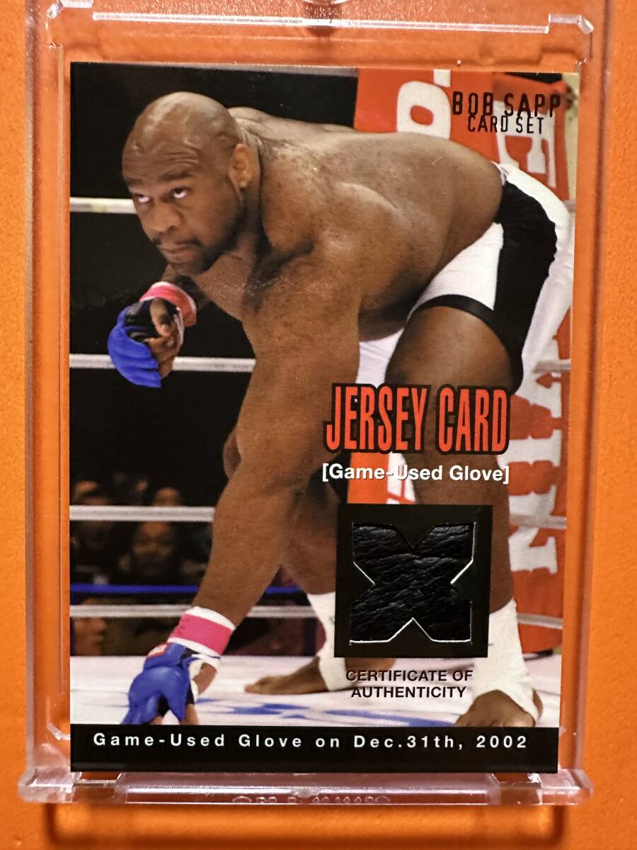 ボブ・サップ ジャージカード GAME-used Glove BOB SAPP CARD SET エポック社拍卖