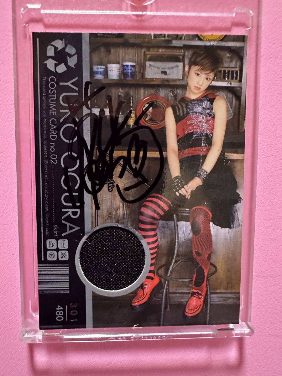 小倉優子 タレント グラビアアイドル 直筆サイン&コスチュームカード autograph & costune Card BOMB HYPER 拍卖