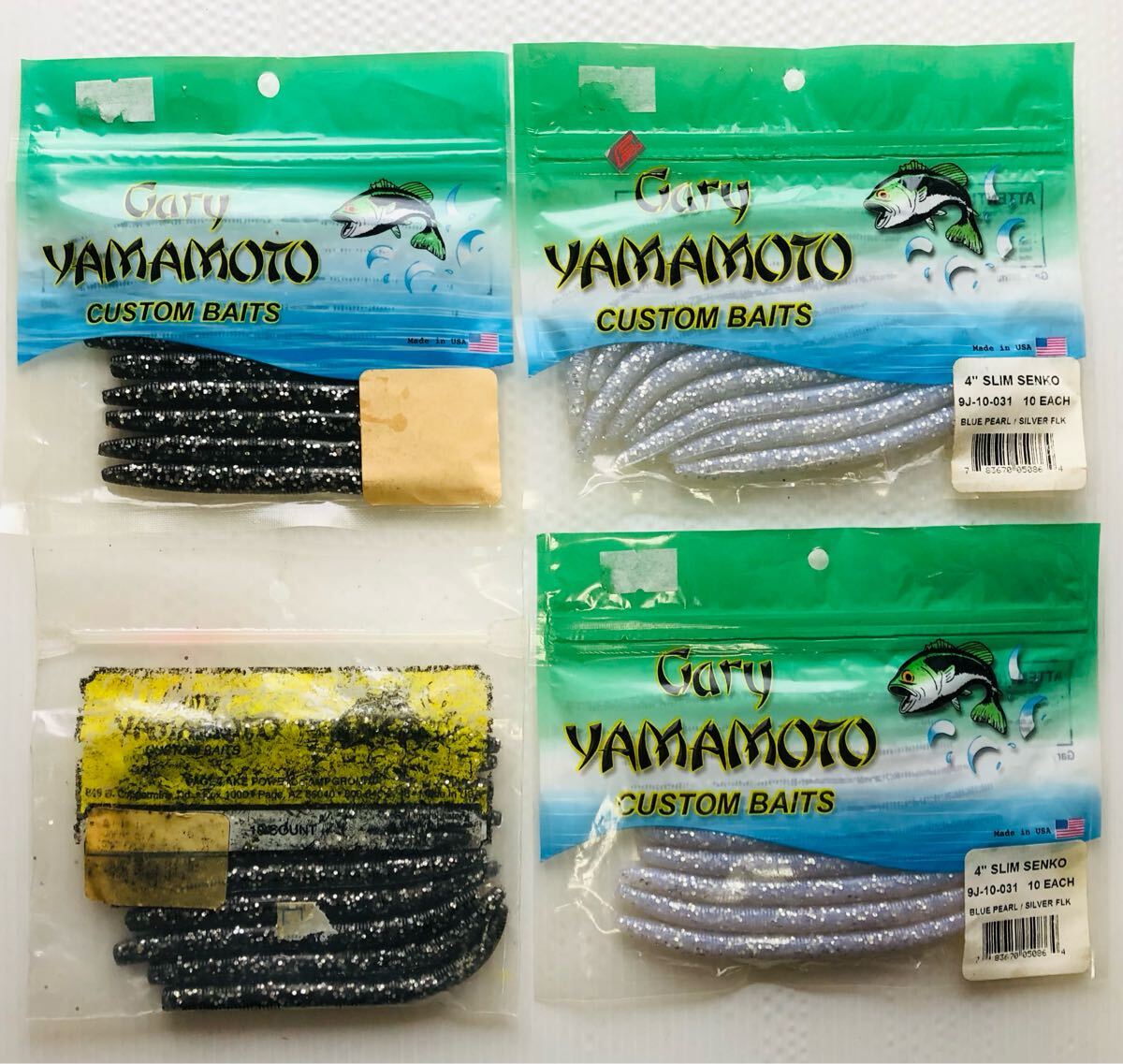 スリムセンコー 4インチ ( ゲーリーヤマモト バス釣り ワーム )入数:40本拍卖