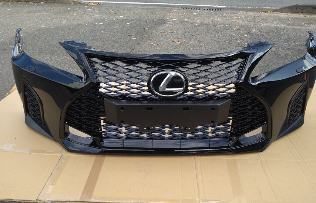 福岡 20系 IS250 レクサス 現行後期仕様 フロントバンパー スピンドルグリル 212 ブラック GSE 20 21 202 黒 350拍卖