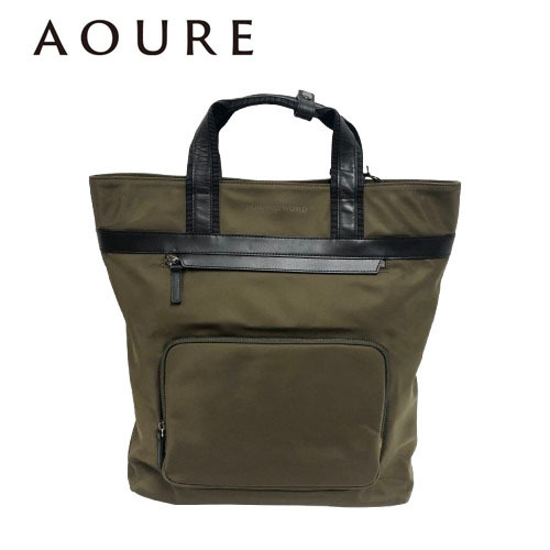 ○★新品未使用 HUNTING WORLD×AOURE 2WAYトートバッグ カーキ★○拍卖