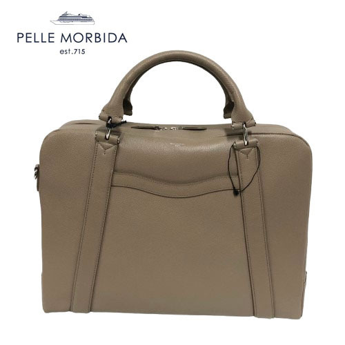 ○★新品未使用 PELLE MORBIDA (ペッレモルビダ) deck/9 ブリーフバッグ ペールカーキ★○拍卖