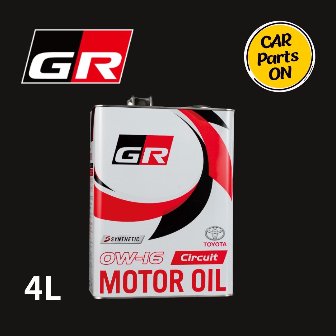 オイルドレンパッキン付き トヨタ GR トヨタ純正 エンジンオイル Circuit 0W-16 4L缶 08880-13605拍卖