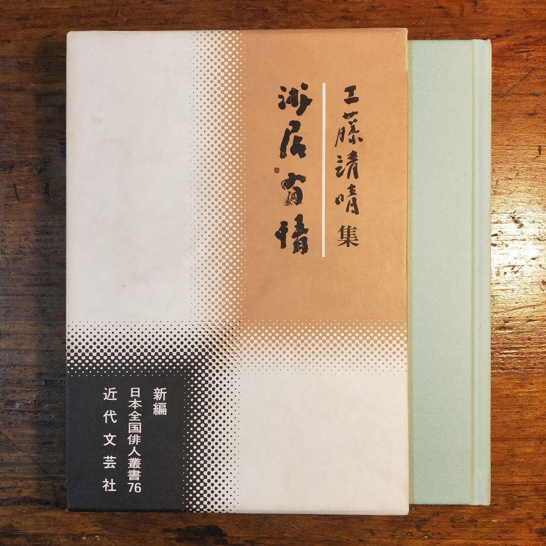 【送料無料】游居有情 工藤靖晴集 (新編日本全国俳人叢書 2001年 近代文芸社 句集 俳句 自由律 現代詩)拍卖