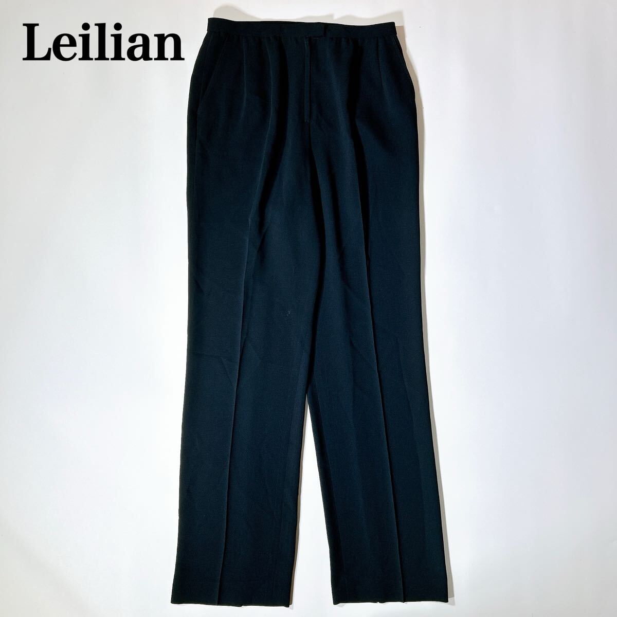 Leilian レリアン スラックス パンツ 濃紺 11 L レディース C52428-23拍卖