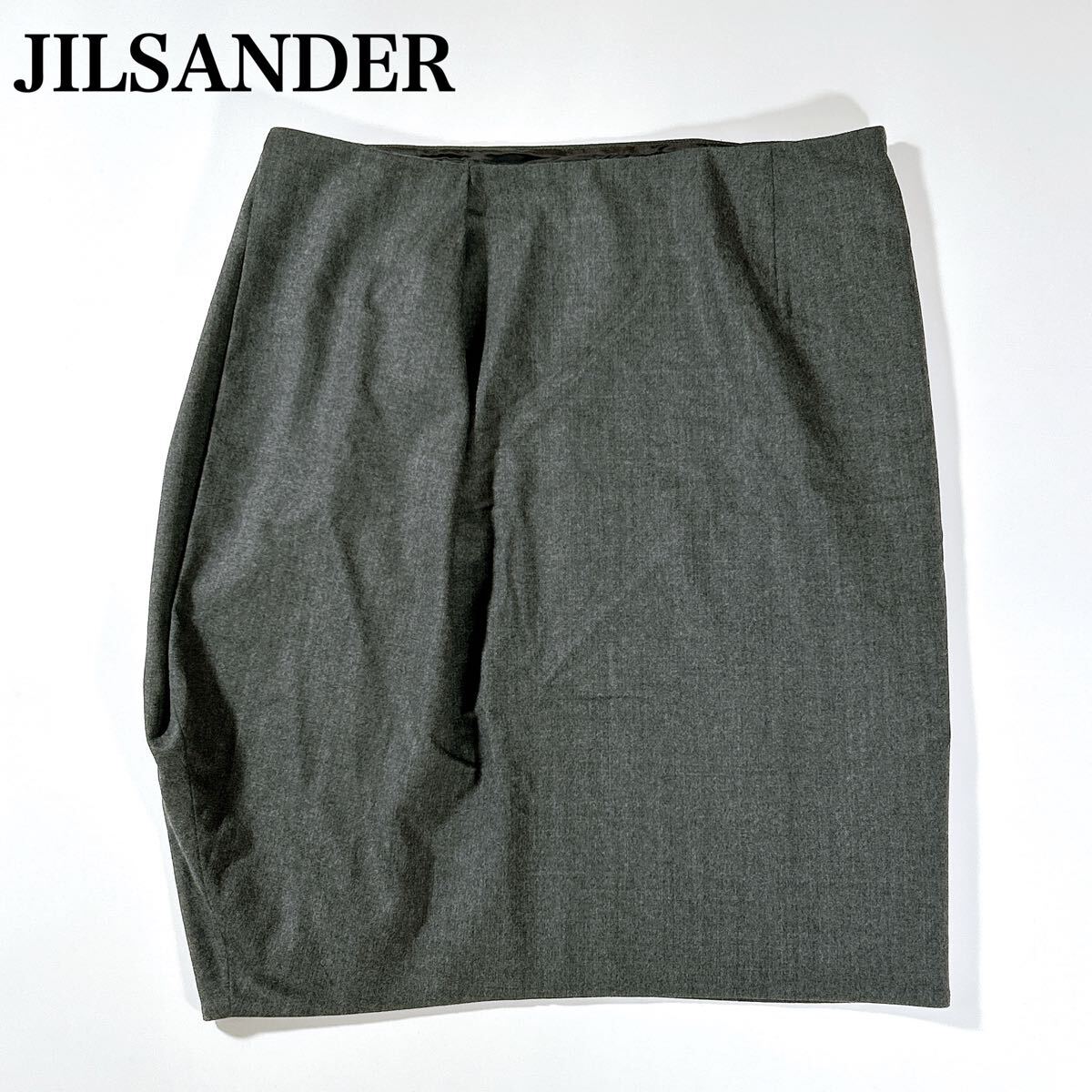JILSANDER ジルサンダー スカート グレー 36 S レディース C62524-40拍卖