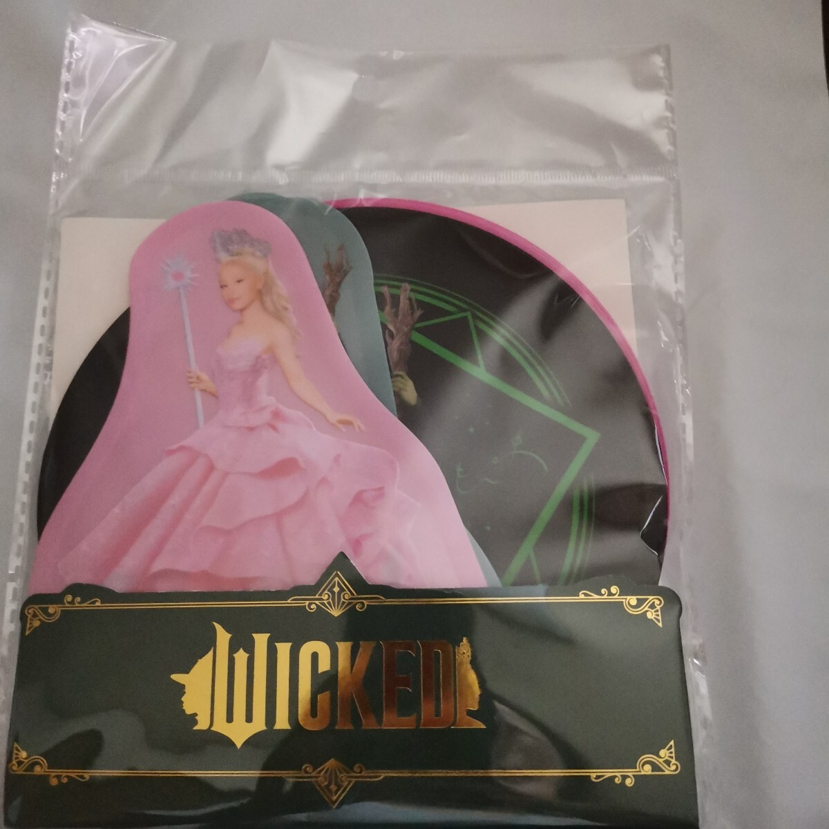 Wicked ダイカットジップ BIG ウィキッド エルファバ グリンダ アリアナ・グランデ シンシア・エリヴォ ジップロック拍卖
