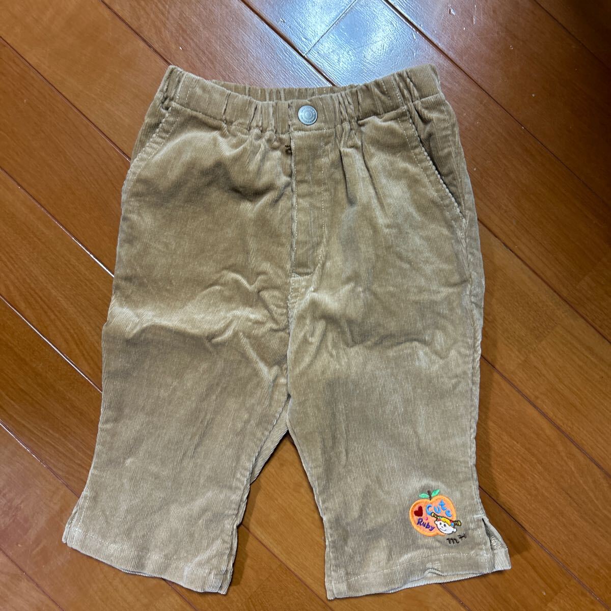 美品 ミキハウス サイズ100 パンツ コーデュロイ ショート ハーフ拍卖