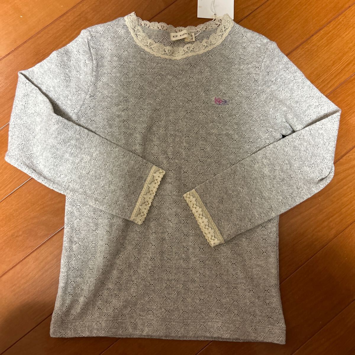 KP ニットプランナー サイズ110 長袖 新品タグ付 グレイ拍卖