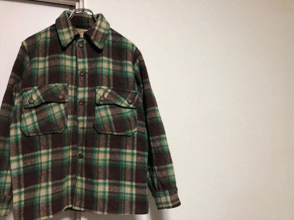 ◎ 50sヴィンテージ MADE IN USA アメリカ製Sport togsウールジャケット ユニオンチケットsize Mボタン欠損あり拍卖