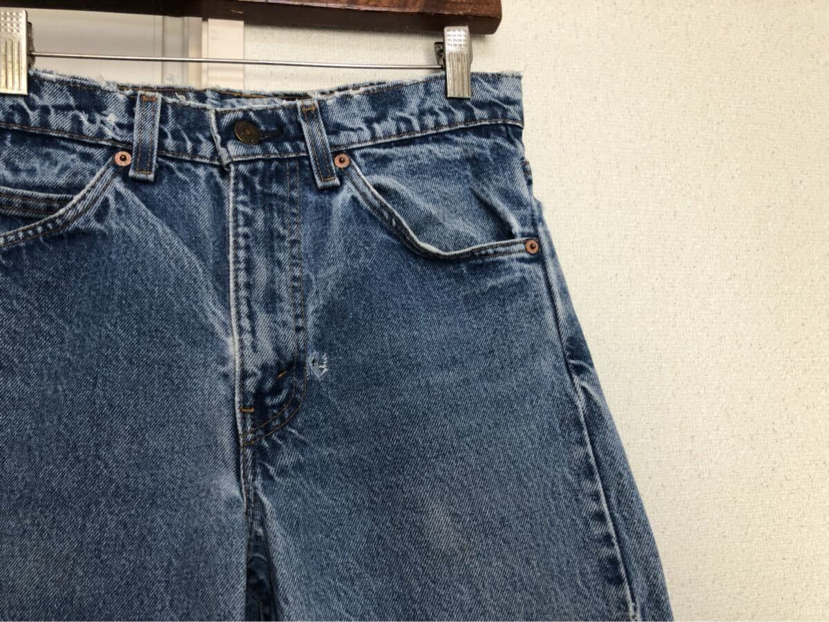 ◎ 90年5月90sヴィンテージMADE IN USAアメリカ製Levi's リーバイス505-0215デニムパンツボタン裏575表記W29 L32実測W74cmL80cm拍卖