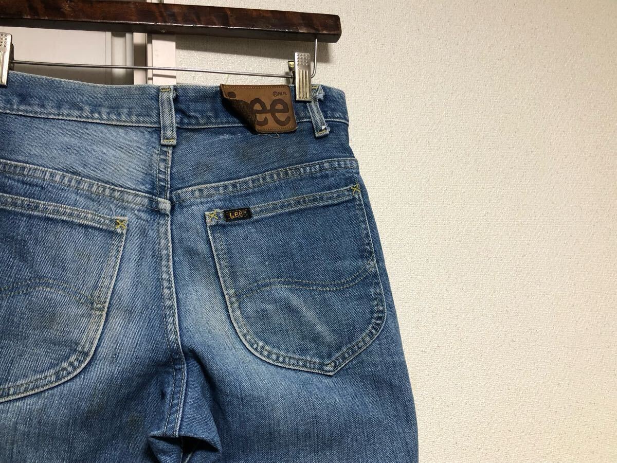 70sヴィンテージMADE IN USA アメリカ製Leeリー200ブーツカットデニムパンツサイズtalon42ジッパー実測W76cmL78cmユニオンチケット拍卖