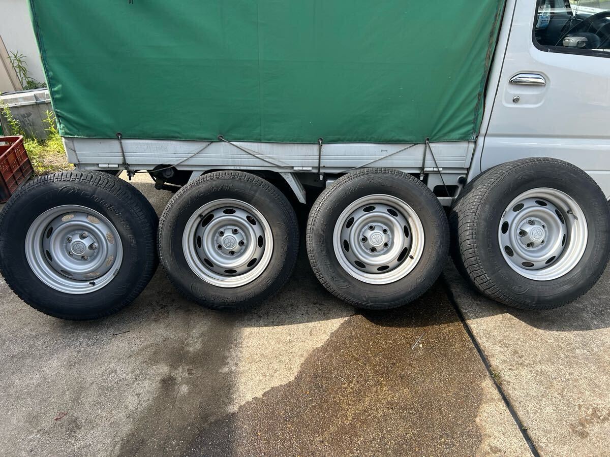 114.3 加工鉄チン 15インチ J数不明 タイヤ幅約26cm 中古品 タコマ拍卖