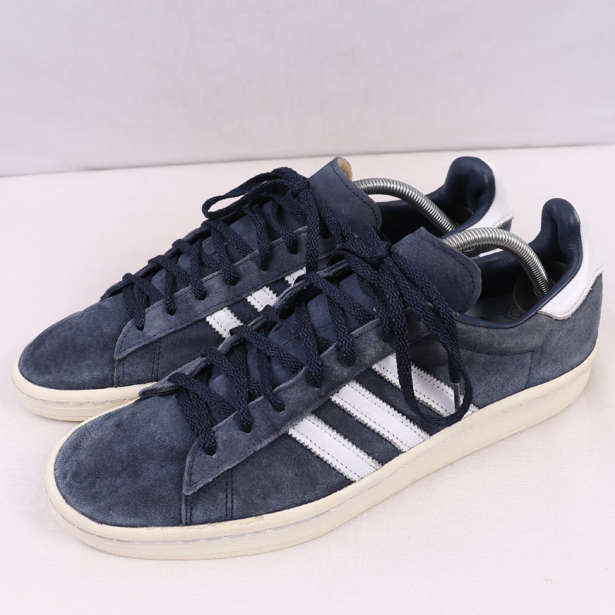CAMPUS 80S 28.5cm/adidas キャンパス アディダス スニーカー 紺 ネイビー 白 中古 古着 メンズ ad6312拍卖