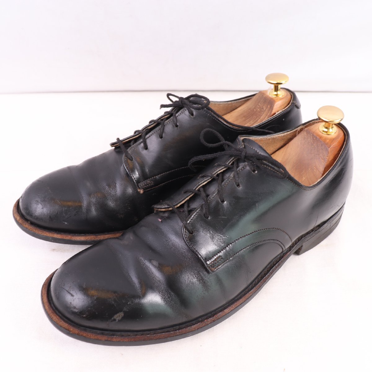 80's サービスシューズ 8 R ブラック 米軍 USネイビー Craddock Terry usnavy クラッドドックテリー ミリタリー ヴィンテージ 中古 ds5297拍卖