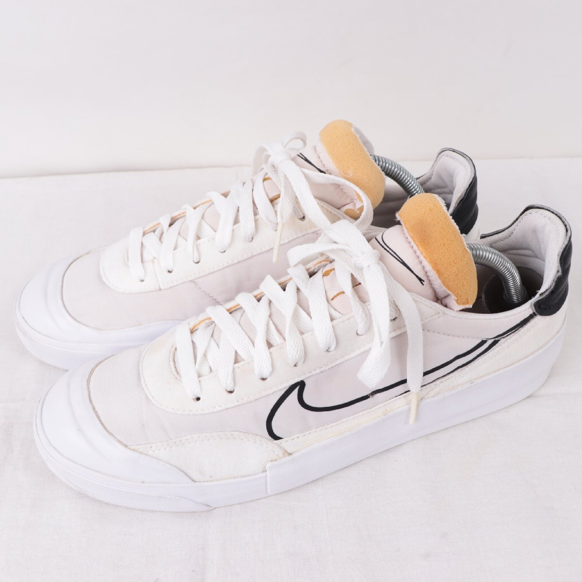 DROP TYPE HBR 27.0cm/NIKE ドロップ タイプ ナイキ 古着 中古 白 ホワイト 黒 メンズ スニーカー xx9008拍卖