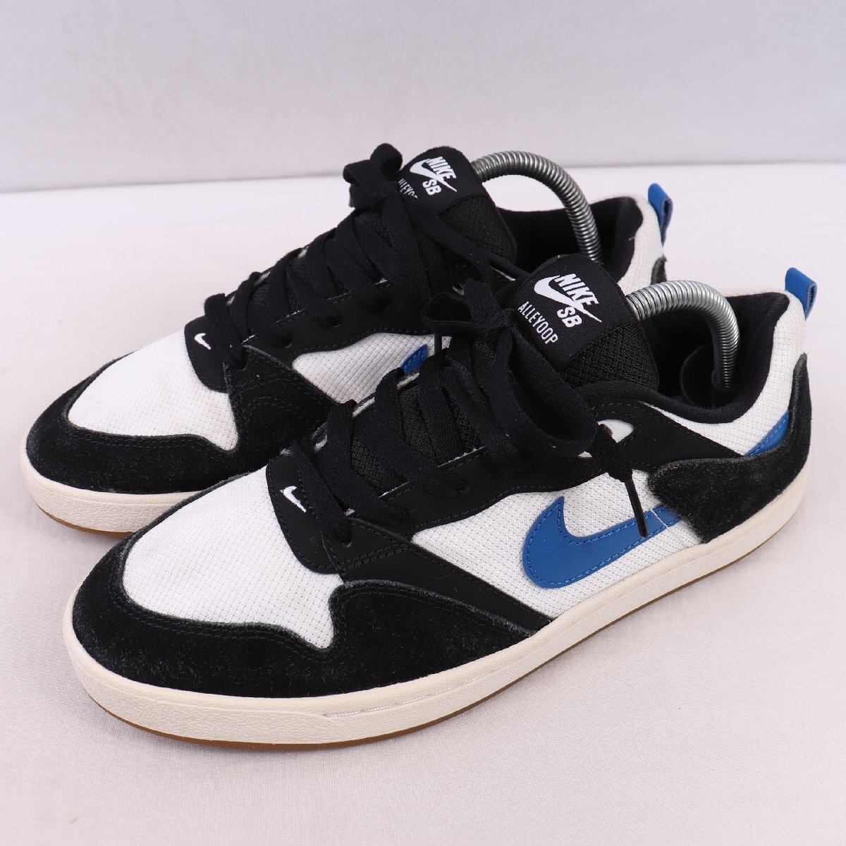 SB ALLEYOOP 26.5cm/NIKE SBアリウープ ナイキ 古着 中古 黒 ブラック 白 青 メンズ スニーカー xx9026拍卖