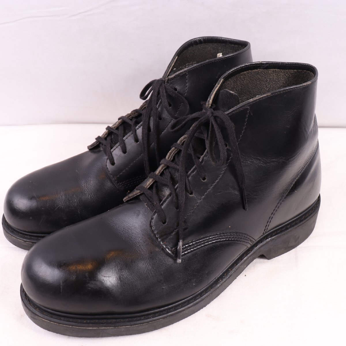 ヴィンテージ LEHIGH 7 1/2 EEE / ~26.0cm 位 EHブーツ スチールトゥ ワークブーツ レザー ブラック 黒 USA製 中古 古着 eb1850拍卖