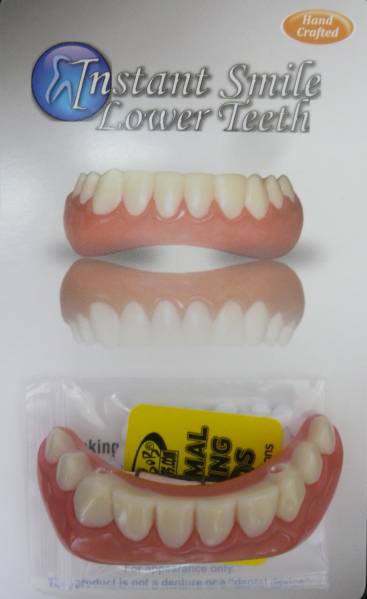 本物です 正規品直送最安/インスタントスマイル下用 美白 矯正 入歯拍卖