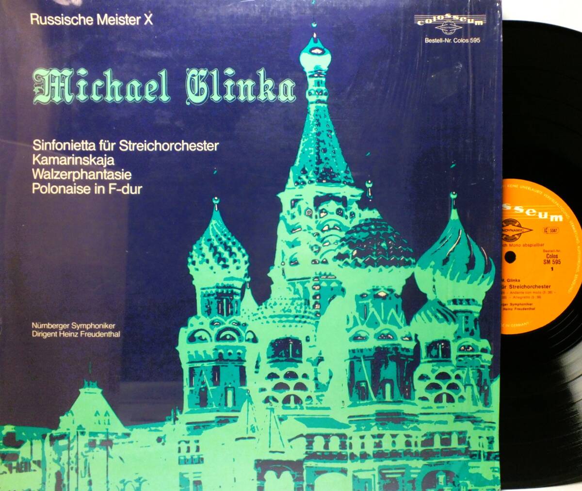 SM 595 ヘインズ・フロイデンタール HEINZ FREUDENTHAL グリンカ SINFONIETTA FUR STREICHORCHESTER 【8商品以上同梱で送料無料】2506拍卖