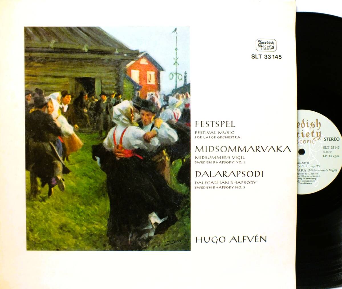 SLT 33 145 ヒューゴ・アルヴェーン FESTPEL / MIDSOMMARVAKA / DALARAPSODI 【8商品以上同梱で送料無料】2506拍卖