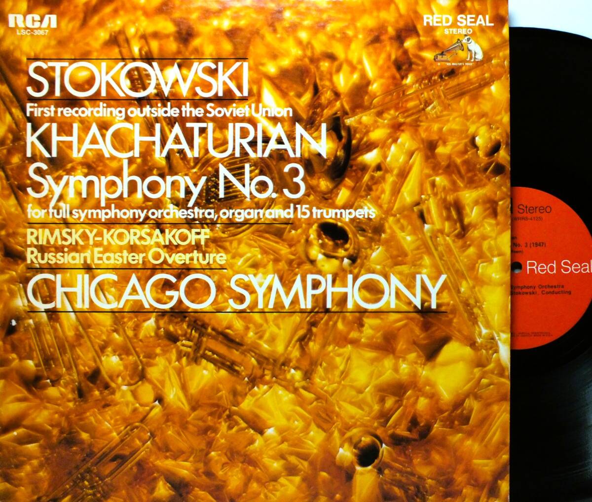 LSC 3067 レオポルド・ストコフスキー LEOPOLD STOKOWSKI ハチャトゥリアン 交響曲 第3番 シカゴ交響楽団【8商品以上同梱で送料無料】2506拍卖