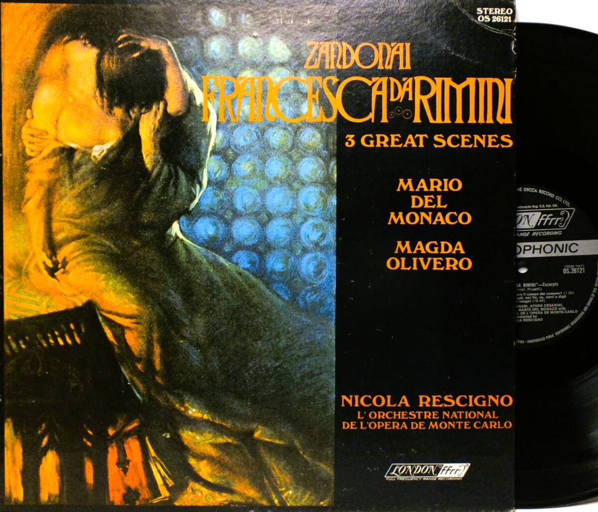 OS 26121 ニコラ・レッシーニョ NICOLA RESCIGNO ザンドナーイ FRANCESCA DA RIMINI 【8商品以上同梱で送料無料】2506拍卖