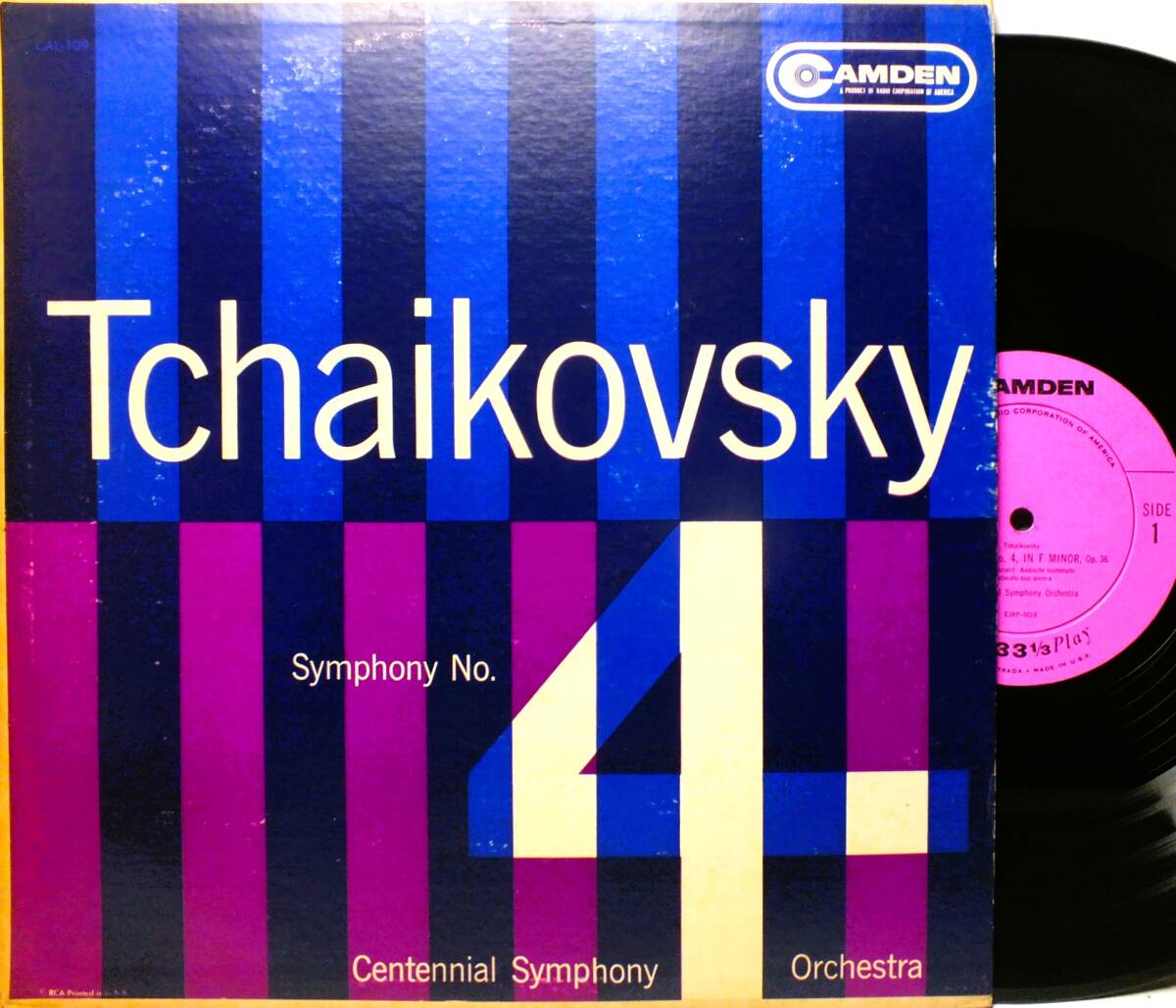 CAL 109 CENTENNIAL SYMPHONY ORCHESTRA チャイコフスキー 交響曲 第4番 【8商品以上同梱で送料無料】2506拍卖