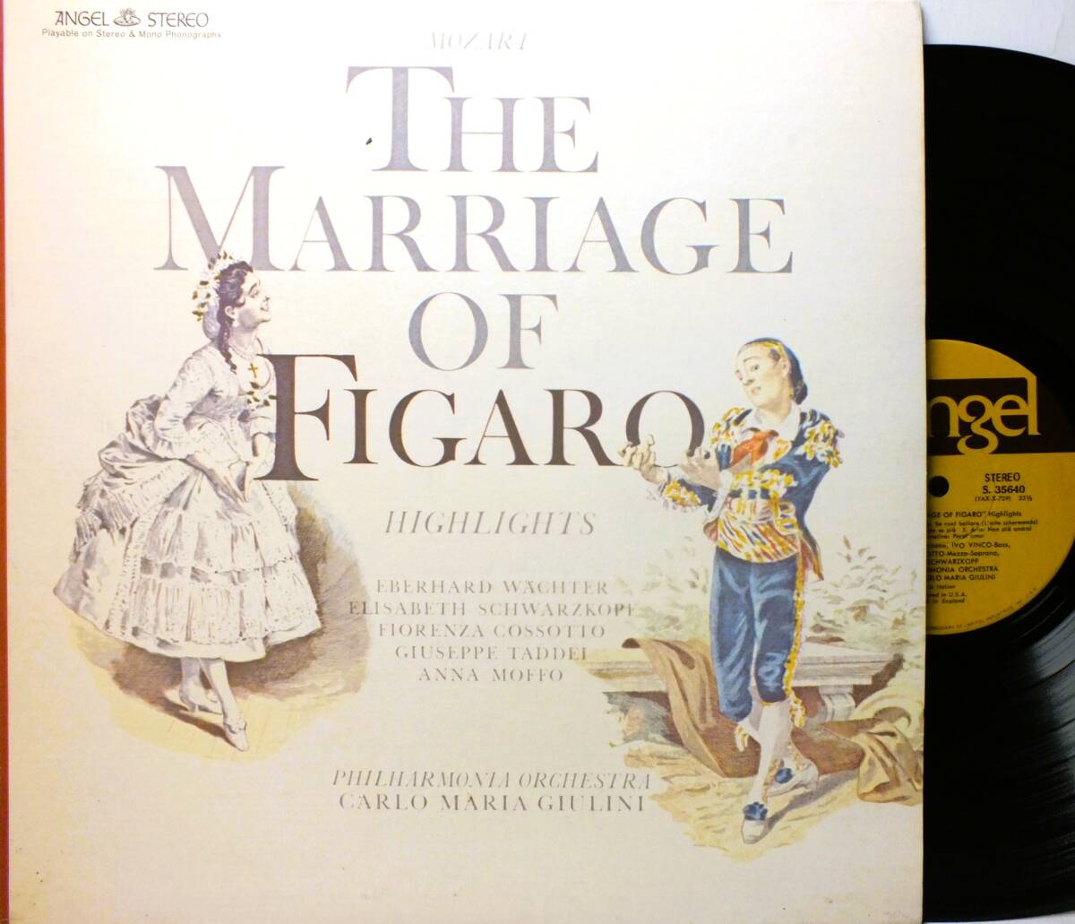 36540 カルロ・マリア・ジュリーニ CARLO MARIA GIULINI シュワルツコップ THE MARRIAGE OF FIGARO 【8商品以上同梱で送料無料】2506拍卖
