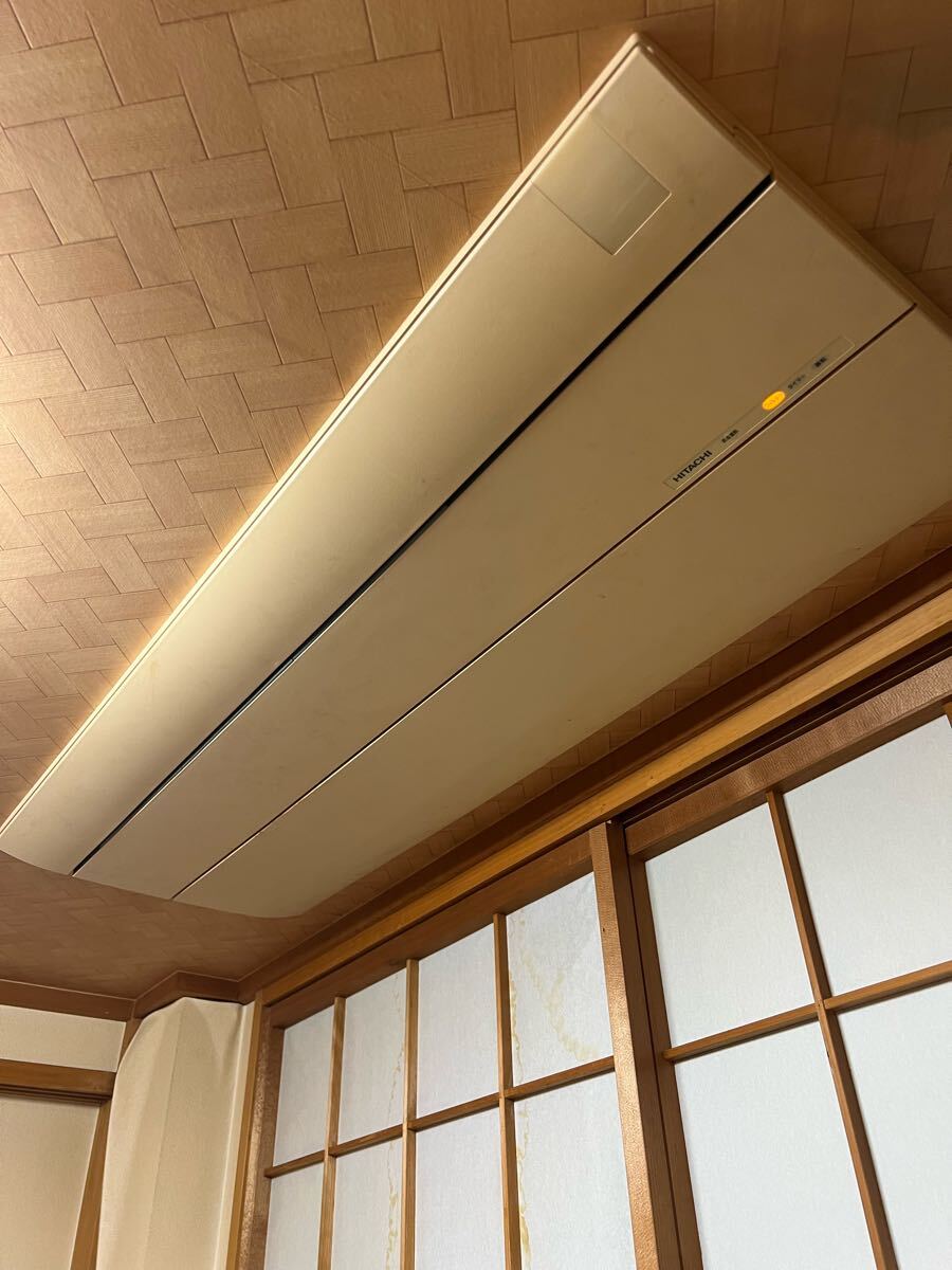 日立 PAM エアコン 天井埋込み カセット型 単相200V 50/60Hz 室内機/室外機/リモコン/パネルセット 下見/直接引取り可能 即日発送可能 ①拍卖