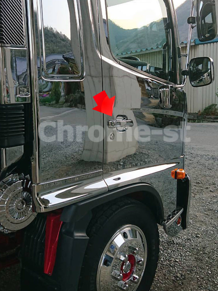 HINO 17レンジャー メッキ製 アウタードアハンドル 左右セット 交換タイプ拍卖