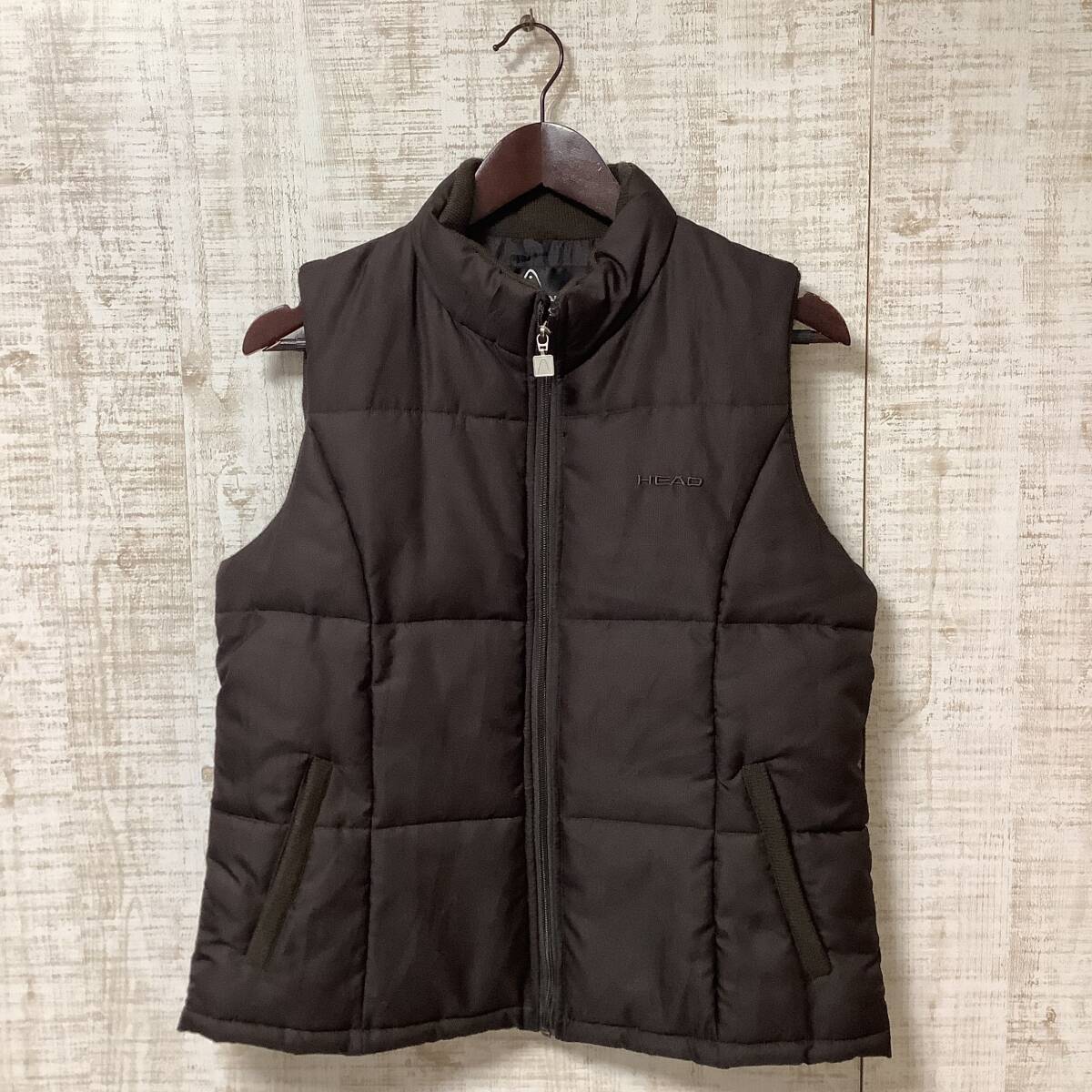 B-46◇HEAD | ヘッド ベスト 中綿 ブラウン系 サイズL拍卖