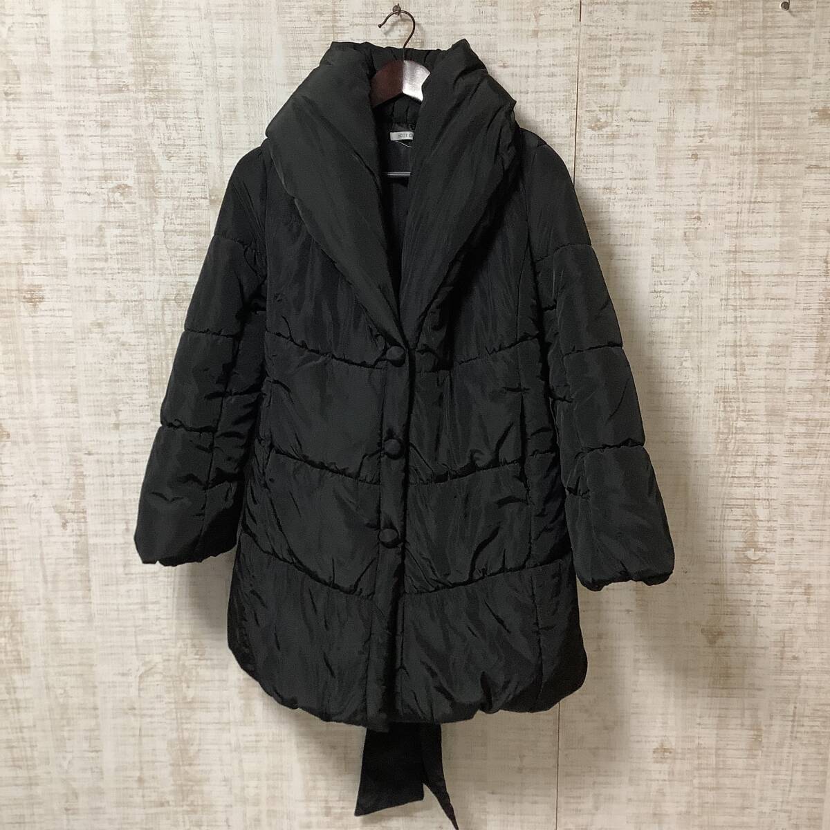 B-46◇SCOTCLUB | スコットクラブ ダウンジャケット ポリエステル100% 中綿 ブラック 美品 サイズM拍卖