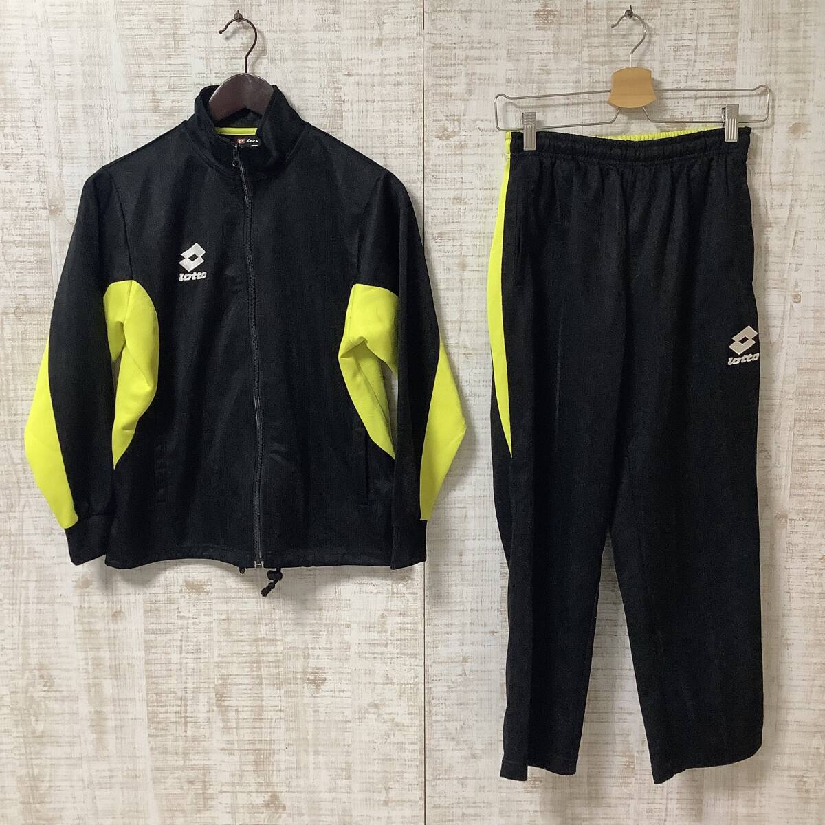 B-41◇LOTTO|ロット ジャージ セットアップ ブラック サイズ上下共に150cm拍卖
