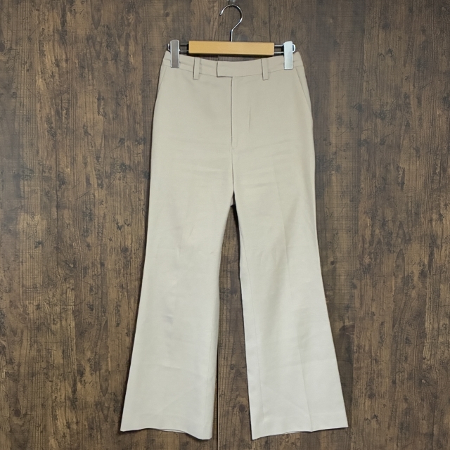 A99◇BEAUTY&YOUTH | ビューティーアンドユース フレアスラックス ベージュ レディース Sサイズ 中古品拍卖