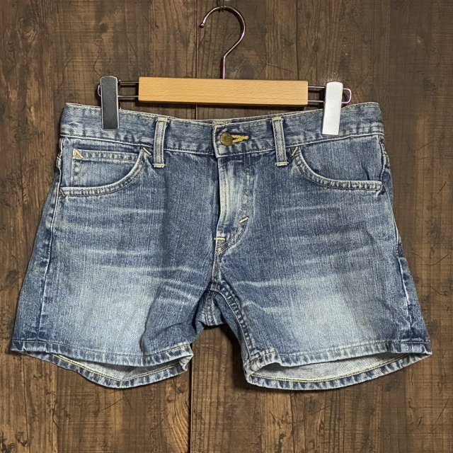 A366◇LEE | リー デニムショートパンツ ライトブルー レディース Sサイズ 中古品拍卖
